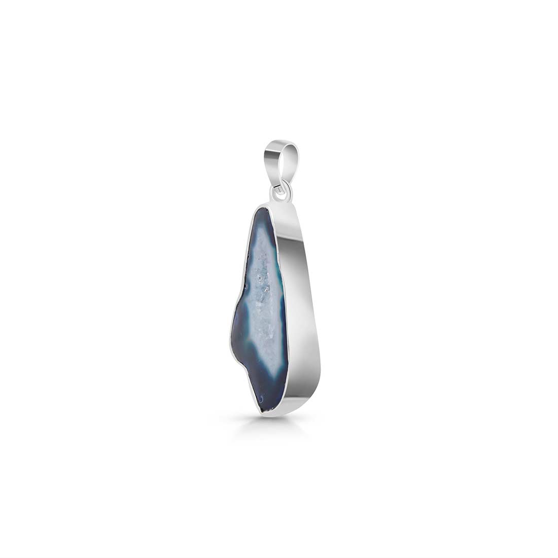 Blue Agate Pendant-(ABU-P-26.)
